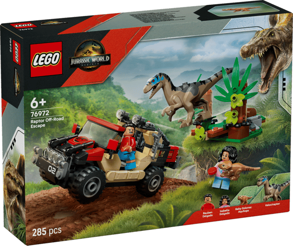 LEGO Jurassic World Terrängflykt med raptor 76972