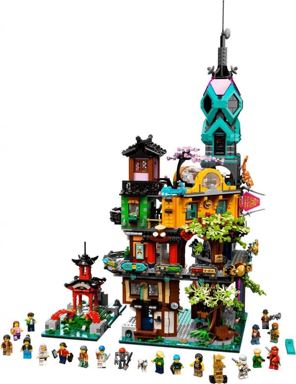 LEGO Ninjago City trädgårdar 71741