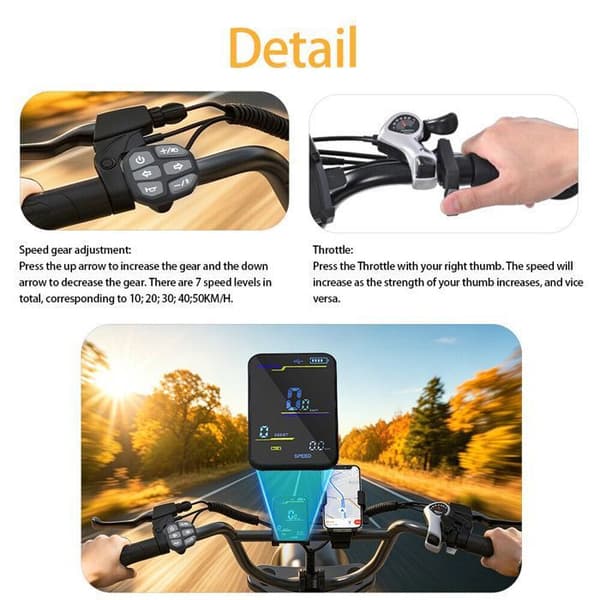 HEADEER BK20 - Elcykel – Motor 750W – El-MTB – Sort