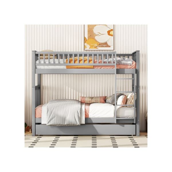 Bunkar - MUVOE - 90*200cm - Grå - 3 platser - Samtida design