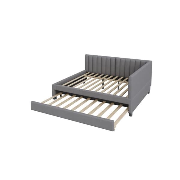 Sofaudvikling - MUVOE - 140x200 - Grå fløjl - Multifunktionelt design - Optimal komfort