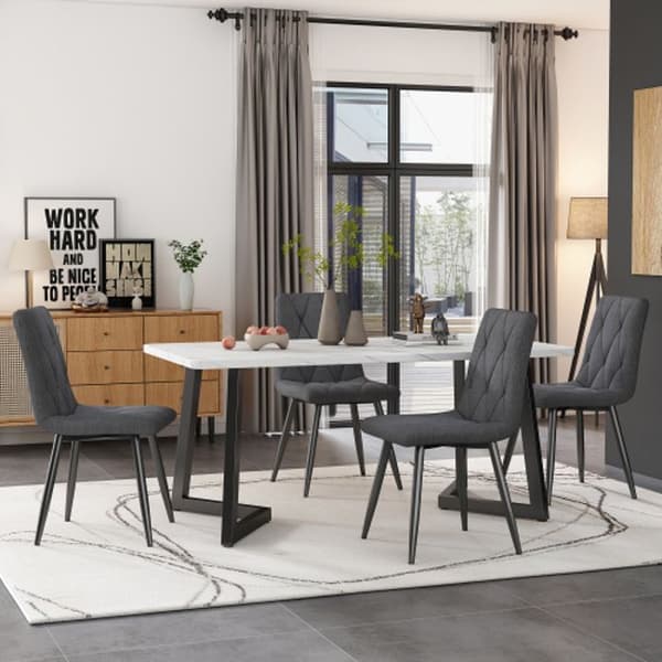 Spisebord - MUVOE - Rektangulær - 4 pladser - Moderne - Design