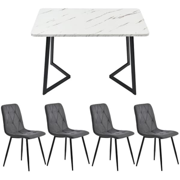 Spisebord - MUVOE - Rektangulær - 4 pladser - Moderne - Design