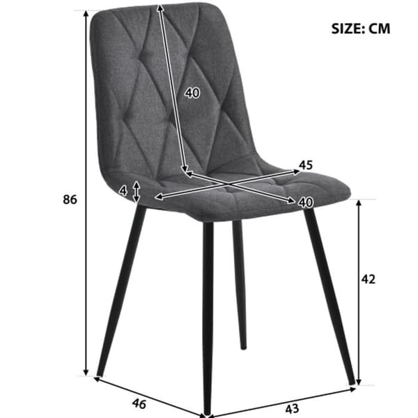 Spisebord - MUVOE - Rektangulær - 4 pladser - Moderne - Design