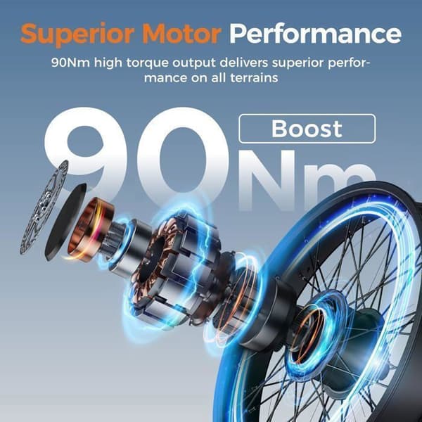 Elcykel - ENGWE Engine Pro 3.0 Boost - Batteri 48 V 15 Ah - Räckvidd 130 km - Hydrauliska bromsar