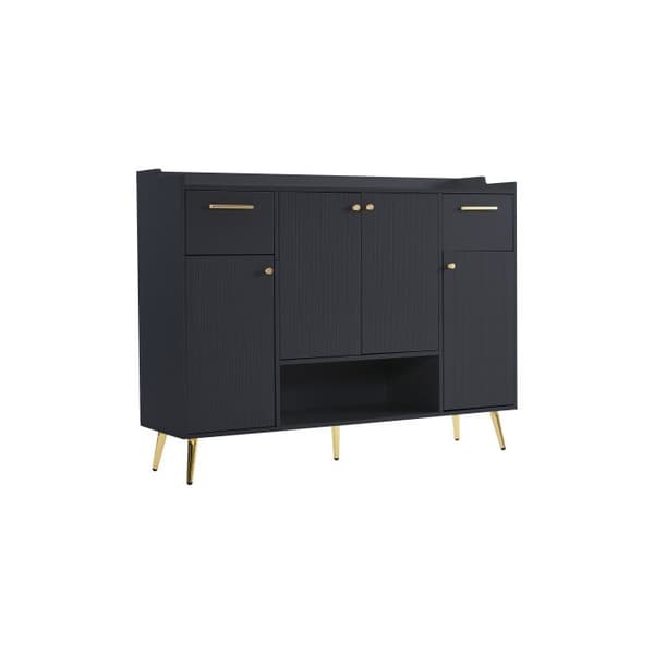 Skoarmatur - MUVOE - Sort - 2 skuffer - 4 døre - Moderne design