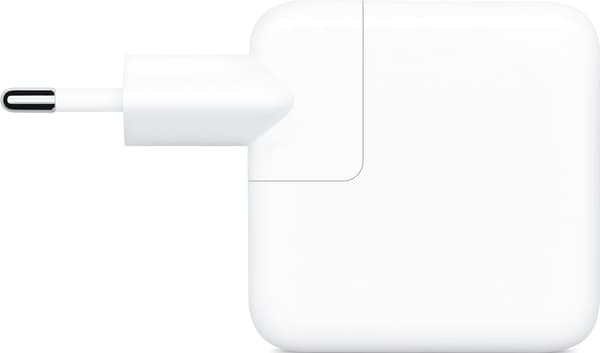 Apple 35W Dual USB-C strömadapter – Vit