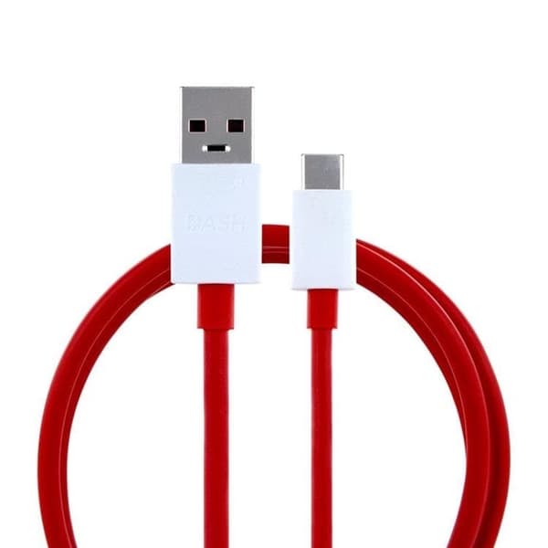 OnePlus USB-A till USB-C 12A kabel 1 m – Röd