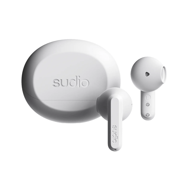 Sudio A3 trådlösa in ear-hörlurar- Vit
