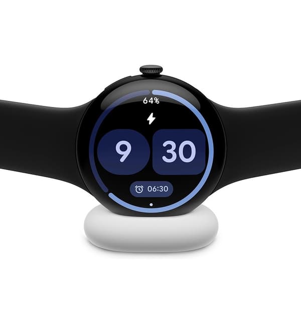 Google Pixel Watch 4 strömadapter - Snow