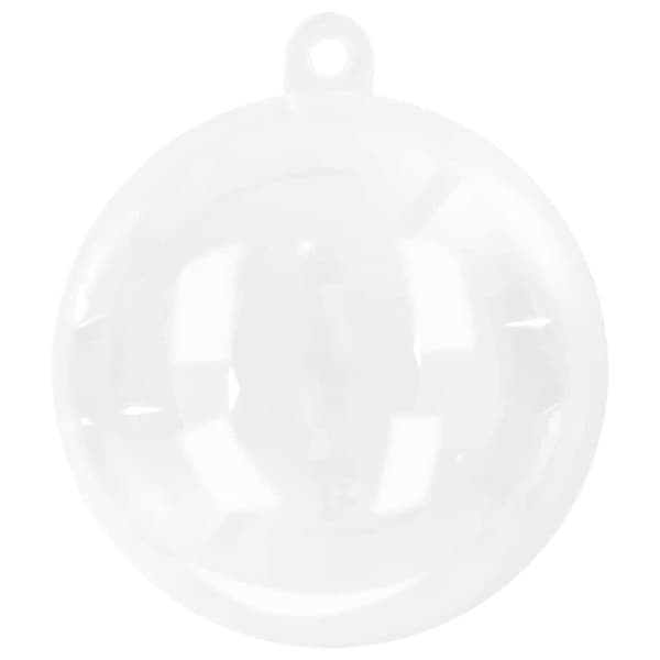 Julprydnad Set 100 pcs Transparent Ø 10 cm