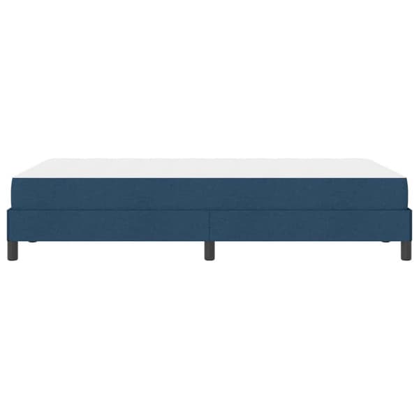 Bäddfjäder med madrass Blå 120 x 200 cm tyg