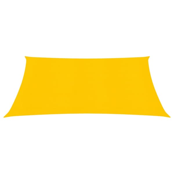 Solsegel 160 g/m² rektangulär gul 2x2,5 m HDPE