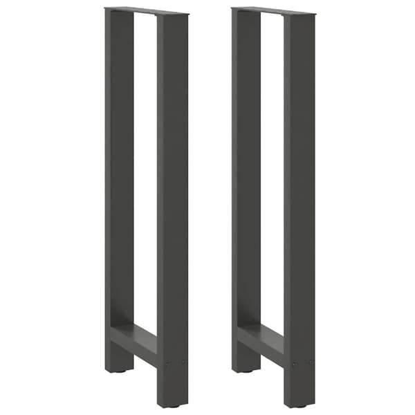 Barbordsben antracit 2 st 40x(110-111) cm stål