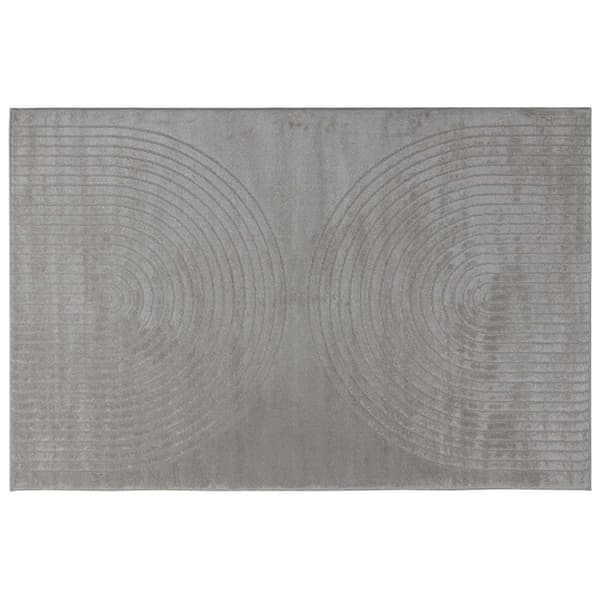 Områdesmattor Rektangulär GALATI Grå 230 x 160 cm Polyester