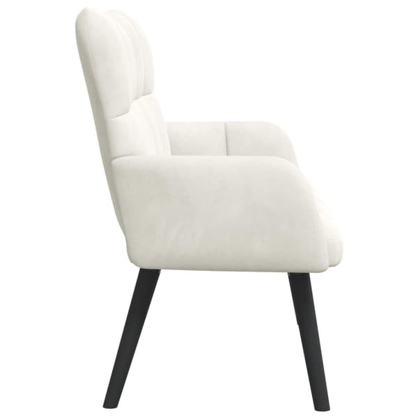 Tvåsitssoffa Kräm 115 x 61 x 87 cm Sammet