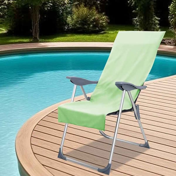 Utomhus Stols Handdukar 2 pcs Blå 130 x 60 cm