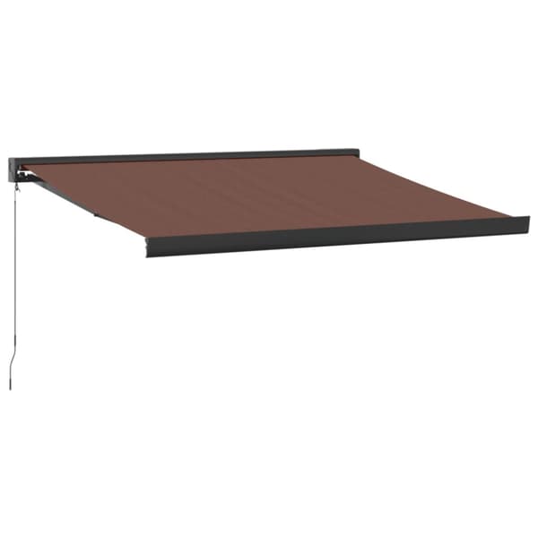 Markis manuellt infällbar 300x250 cm brun