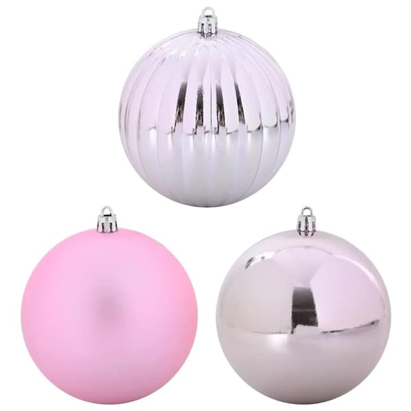 Julprydnad Set XL 15 pcs Rosa Plast