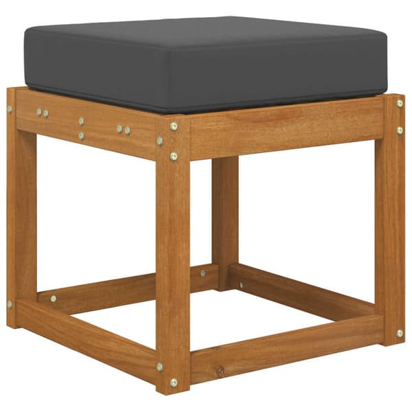Utomhus sitskudde Antracit 40 x 40 x 8 cm 100% Polyester