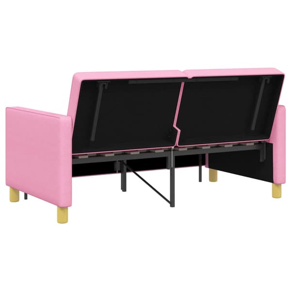Pull Out Sofa Bed Rosa Tyg