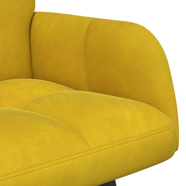 Tvåsitssoffa Gul 115 x 61 x 87 cm Sammet