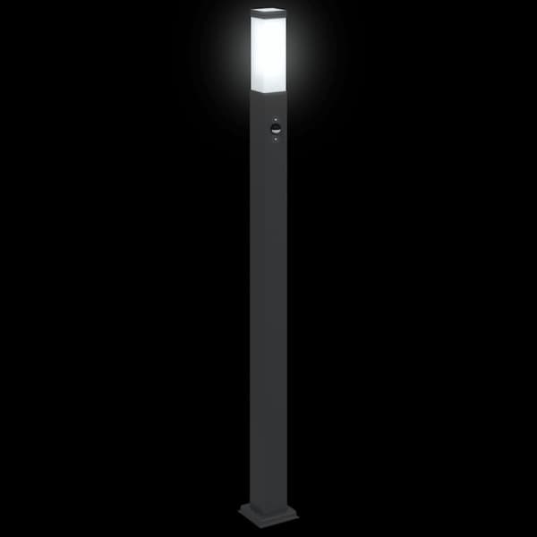 Pollare med sensor 110 cm svart IP44