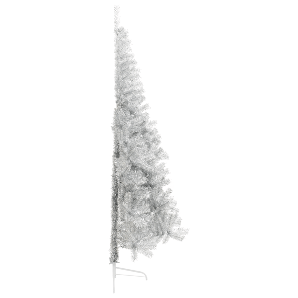 Konstgjord Förbelyst Julgran Silver 240 cm PET
