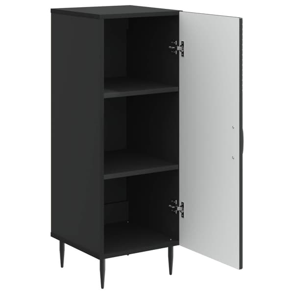Sideboard Svart 33 x 34,5 x 89,5 cm Konstruerat trä