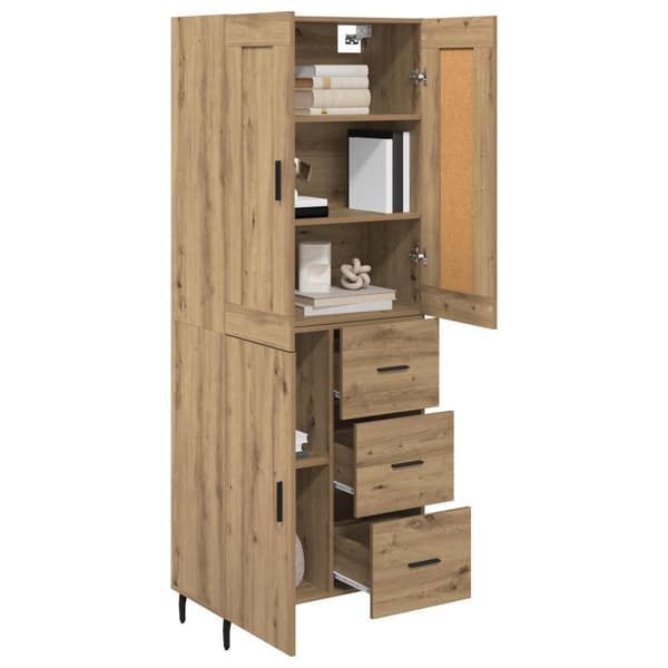 Skåp 2 pcs Artisan Ek 69,5 x 34 x 180 cm Konstruerat trä