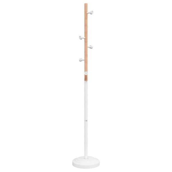 Klädställning vit 177 cm pulverlackerat järn