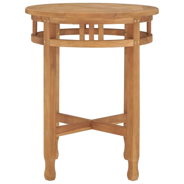 Cafébord Ø60x60 cm massiv teak