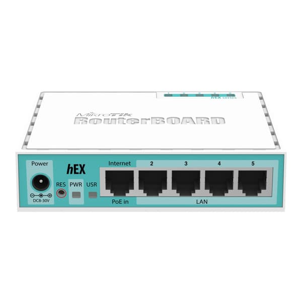 MikroTik RouterBOARD hEX RB750Gr3 - router - skrivbordsmodell