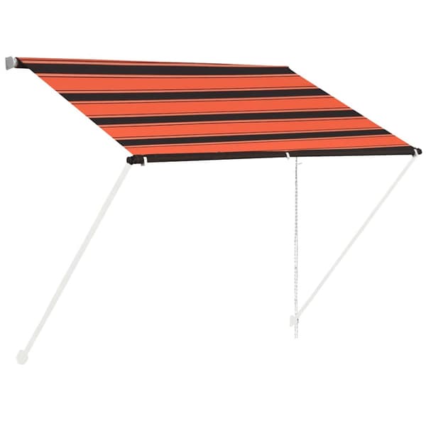 Markis 100x150 cm orange och brun