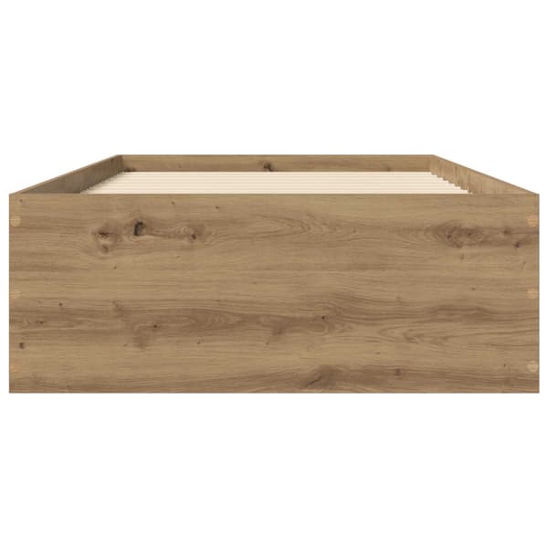 Golvsängsram Artisan-ek 80 x 200 cm Konstruerat trä