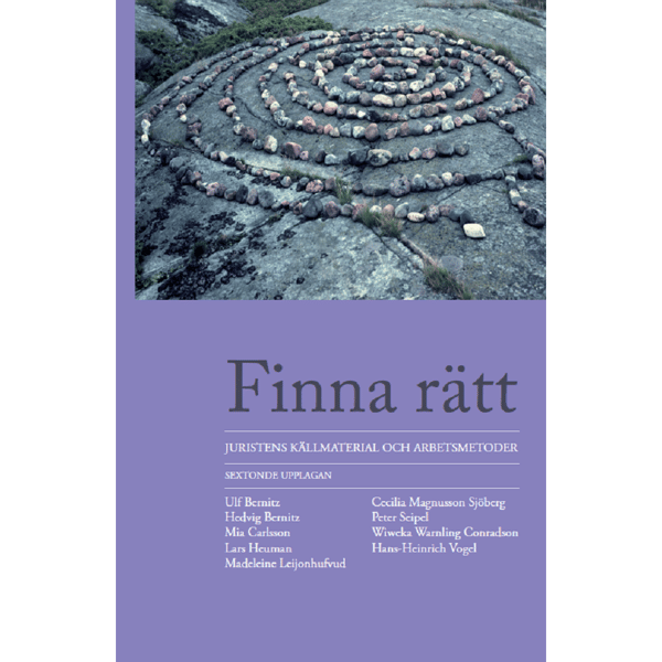 Finna rätt : juristens källmaterial och arbetsmetoder (inbunden)
