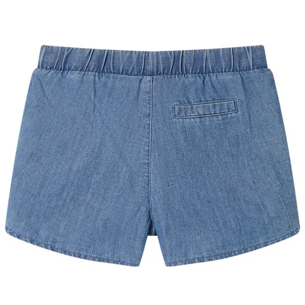 Barnshorts denimblå 104