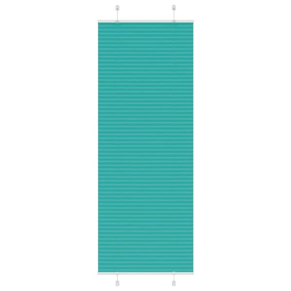 Plisserad persienn bensingrön 80x200 cm tyg bredd 79,4 cm