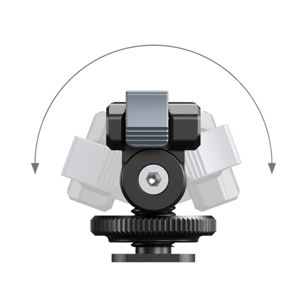 SmallRig 5436 Quick Release Support for DJI Osmo360 / Action 5 Pro / 4 / 3 with Cold Shoe Adapter