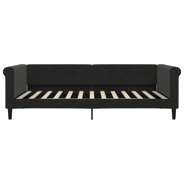 Dagbädd svart 100x200 cm sammet