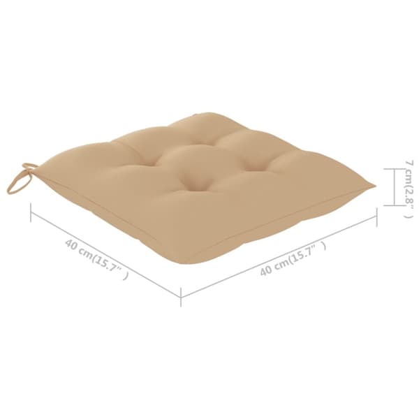 Hopfällbara trädgårdsstolar med dynor 2 st bambu