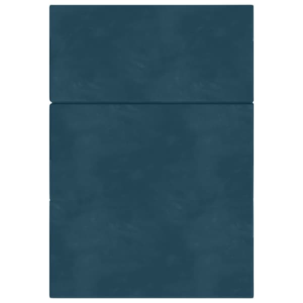 Fällbar Soffbed 120 x 67 x 45 cm Blå