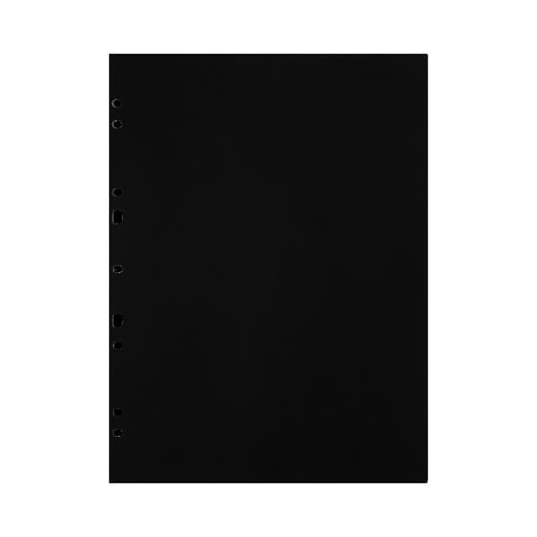 Focus Carton Refillsheets for ringbinder A4 Black 30-pack