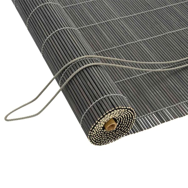 Rullgardin Grå 160 x 160 cm Bambu