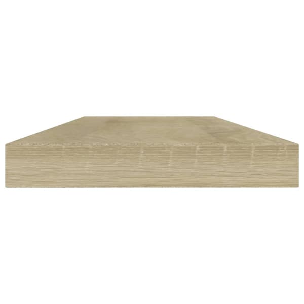 Hyllplan 4 st sonoma-ek 40x10x1,5 cm konstruerat trä
