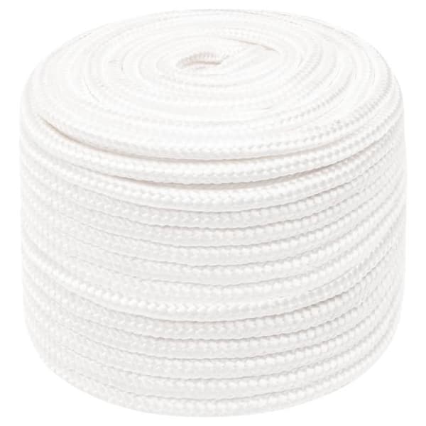 Båtlina helvit 12 mm 100 m polypropylen
