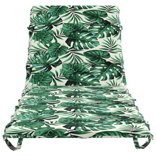 Solstol Kudde GEMERT 100% Polyester Bladmönster 200 x 80 x 3 cm
