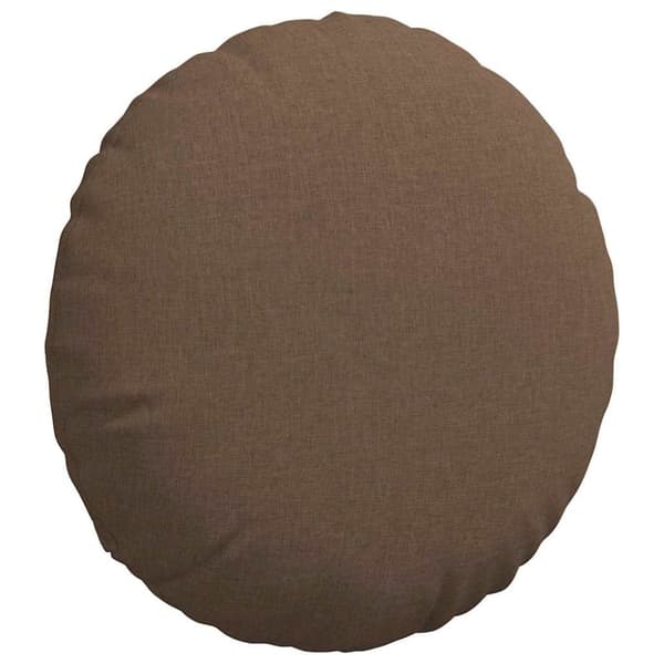 Sittkuddar 2 pcs Brun Ø80 x 29 cm tyg