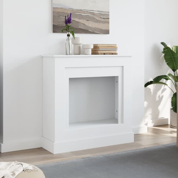 Spiselkrans vit 90x30x90 cm konstruerat trä