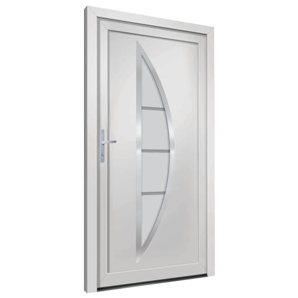 Ytterdörr vit 98x200 cm PVC